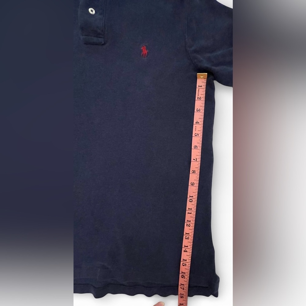 Polo Ralph Lauren Navy Blue Polo Shirt - Picture 4 of 8